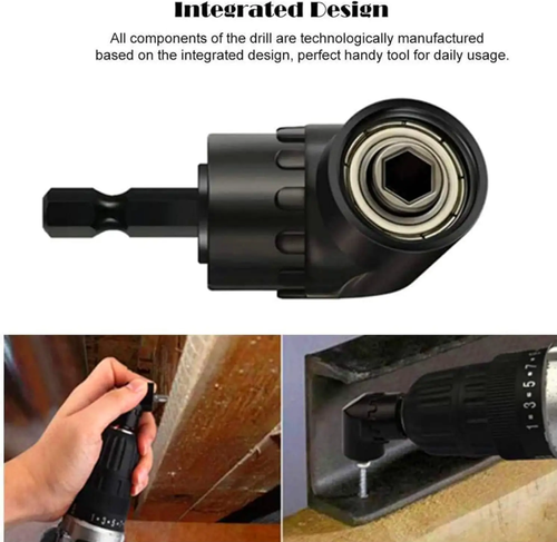 Screwdriver Taper: Easily handle narrow corners! 360° flexible rotation, solving the problem of screwing in tight spaces! High hardness material is durable and sturdy, with smooth rotation without any jamming. It can be used with a regular screwdriver, making maintenance and installation more efficient and worry-free. Compact and portable, it doesn't take up much space.