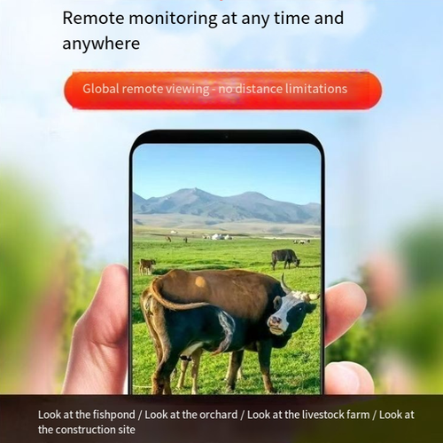 Worried about security at your home, business, or farm? This solar-powered, triple-lens surveillance camera is a true breakthrough. It works year-round without a power cord, even during rainy and cloudy days, saving you from power outages and frustration! Three high-definition lenses offer a 360° panoramic view, penetrating corners, blind spots, and hidden areas.