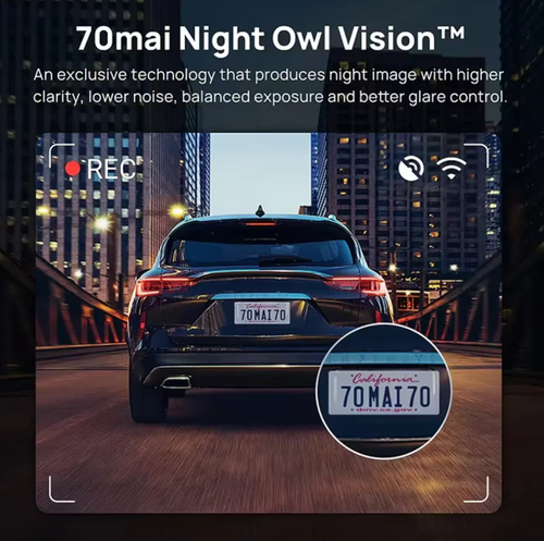 360° panoramic driving recorder, with 4K ultra-clear picture quality and panoramic pan-tilt camera, it can capture scenes both inside and outside the vehicle without any blind spots, clearly capturing the details of license plates. It supports parking monitoring and remote viewing via mobile phone, automatic alarm in case of collision, cloud backup of videos, easy installation without blocking the view, providing full protection during driving and parking.