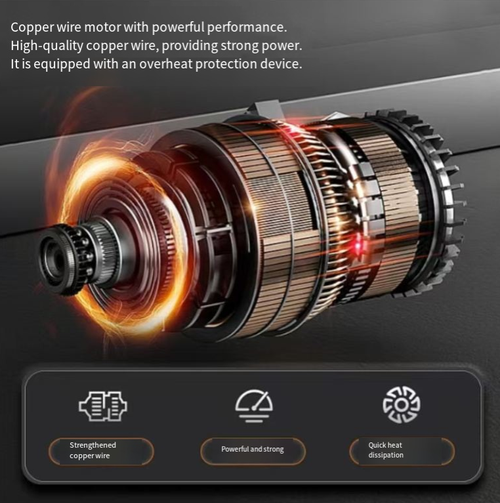 Hold the body-shaping massage device. The eccentric wheel design features deep vibration frequencies. It has four adjustable strength levels. The ergonomic body shape is portable and easy to hold. It is suitable for various parts such as the waist and abdomen, arms, etc. It can shape the body and relax the muscles. It is a mobile shaping personal trainer for home office use.