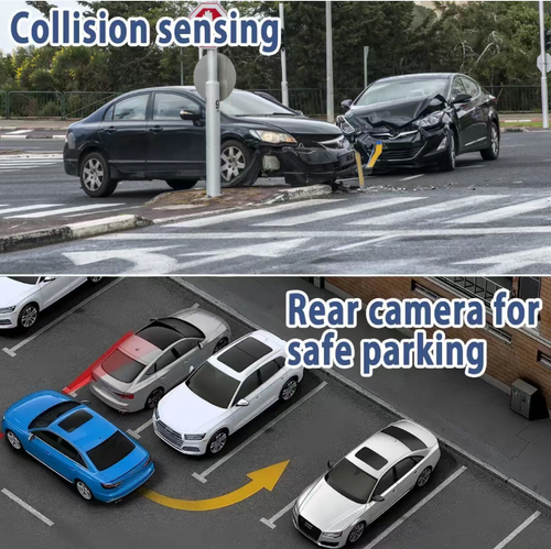 3.16-inch screen multi-lens car recorder, capable of recording from multiple angles, supports WIFI connection for viewing videos on mobile phones. It has parking monitoring function, and the video recording can be triggered by vehicle vibration. The external rear lens has a supplementary light source, supports loop recording, and the suction cup installation angle can be adjusted to reduce the shooting blind area, allowing for the preservation of driving and parking scenes.