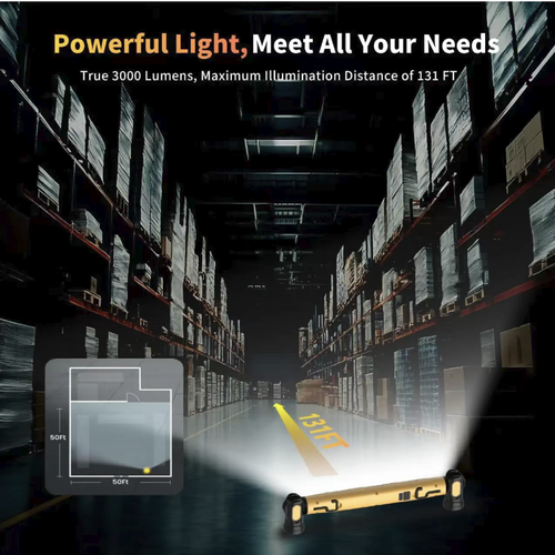 USB charging electromagnetic maintenance work lamp, with multiple brightness adjustment levels, strong magnetic adsorption + hook dual fixation to free up both hands. 5200mAh battery for long-lasting power, supports reverse emergency charging for mobile phones, and the casing is shock-resistant and dust-proof. Ideal for auto repair maintenance, home power outages, and outdoor driving emergency preparedness.