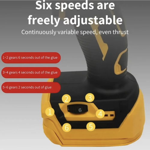 21V Lithium Battery Gluing Gun, electrically powered, easy to operate, stable glue dispensing, adjustable speed to prevent dripping and leakage, uniform glue line without dirty edges. Wireless and portable, compatible with various glue tubes. Suitable for joint sealing, glass gluing, and sealing construction. It is a cost-effective construction tool for decoration workers and DIY enthusiasts. The construction is more flexible.