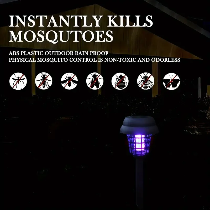 Are you still struggling to control mosquitoes outdoors? Traditional mosquito repellents are cumbersome to connect to wires and power, and mosquitoes swarm in the evening, disrupting patio parties, camping trips, and picnics. This outdoor solar-powered mosquito repellent light eliminates wiring and delivers powerful repellent, completely solving your outdoor mosquito problems! Order two now for only 320 GHS.