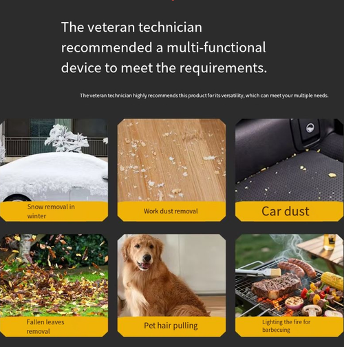 Industrial powerful wireless hair dryer. The turbine fan combined with high-speed bearings delivers strong and stable airflow. Wireless design + replaceable battery eliminates the need for wires. Ergonomic grip allows for long and comfortable holding. Suitable for various scenarios such as auto repair debris removal, vehicle snow removal, and garden cleaning. It is a professional and efficient cleaning tool.