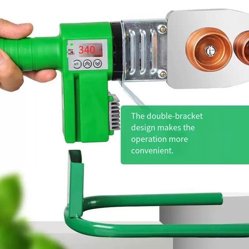 This digital thermoplastic fusion machine features intelligent temperature control for precise temperature regulation. Dual cooling blocks ensure stable welding. Multiple nozzles are available to meet different pipe diameter requirements. The operation is convenient, and even beginners can easily complete professional-grade pipe welding, making waterway projects efficient and reliable.