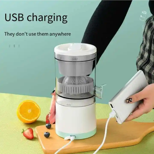 New Portable USB Charging Juicer, Efficient Pulp Separation, High Juice Yield for Oranges, Lemons, Watermelons, Grapes, etc., Portable Multifunctional Lithium Battery Rechargeable Juicer,