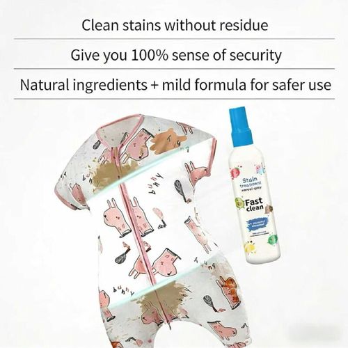 Life Aesthetics Efficient Stain-Removing Spray: With its powerful cleaning power, it can restore the comfort of your life. This three-in-one multi-functional formula can deeply dissolve stubborn stains. Order today and you will receive a total of 10 bottles of clothes stain treatment spray. It is naturally gentle and residue-free, and can protect your clothes and items. It is a must-have cleaning tool for parents to keep their clothes and shoes clean.