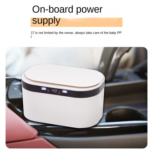 Portable Wet Tissue Warmer, Personal Care Electronic Heater, USB Car Portable Travel Moist Towel Warmer with Plug-in Power Supply