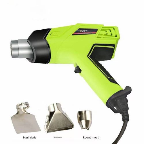 2000W High-power Industrial-grade Hot Air Gun with Two Adjustable Temperature Settings: 400℃ - 600℃. Suitable for Car Film Application, Removing Old Paint, Thawing Frozen Items, Heating and Shrinking Plastic Tubes, and Various DIY Home Improvement and Industrial Maintenance Tasks. Comes with Multiple Specifications of Replaceable Air Nozzles. Ideal for Home Use and DIY Projects, as well as Industrial Repair. Also suitable for Manual Production of High-temperature Heat Guns.
