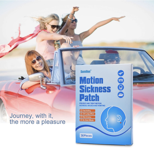 Ordering today, you'll receive 36 pieces. This natural herbal motion sickness patch can relieve nausea and dizziness caused by motion sickness. It is small and invisible, with a large capacity that can meet your needs for multiple trips, allowing you to enjoy a smooth journey without any burden and regain the joy of traveling!