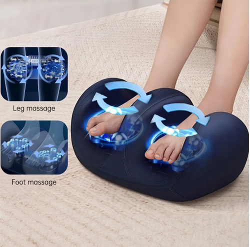 Fully Automatic Leg Massager, Foot And Leg Massager with Adjustable Intensity And Reverse Massage, Household Foot Massager, Plug- in Operation, Simple And Easy- The Perfect Gift for Festivals And Birthdays.