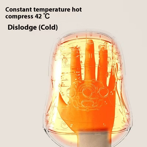 This electric hand heating airbag massage device features double-layer high-elastic airbags that press each finger separately. It is equipped with a 42℃ constant-temperature heat therapy function, which deeply relaxes the hand muscles. It has multiple adjustment modes and a 15-minute intelligent timer. It is also highly portable and has a long battery life. It is an ideal choice for keyboard users and elderly people for their gentle care.