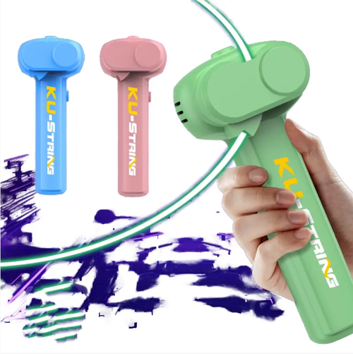 The rope launcher and traction device, with a 3-meter fluorescent rope, can instantly transform into flowing and dazzling colorful light. It is an excellent stress-relieving and fun gadget. The handle makes it easy to store. The soft rope and eco-friendly material ensure safety and won't cause harm. Multiple colors are available. It is suitable for family interaction, ice-breaking at gatherings, and relaxation when alone. You can take it out at any time to unlock happiness.