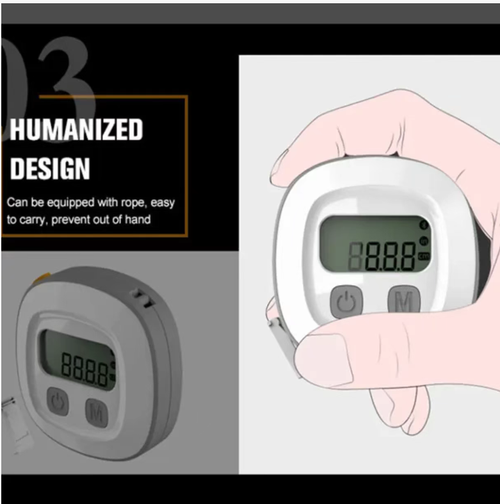 This mini electronic digital tape measure is a handy tool for measurement: 0.1cm precise digital display + automatic locking. One person can easily measure dimensions. The data is synchronized with the APP to generate a change curve. It is compact and portable in the palm of your hand. It is suitable for fitness, weight loss, dressing, and home use. It makes measurement free from vague estimation.