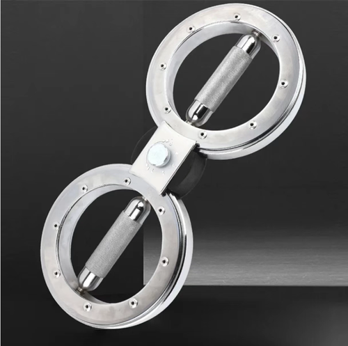 This resistance speed lever is designed with a metal frame and bearing mechanism. The circular textured grip is anti-slip and comfortable to hold. It can be folded for portability. It can exercise the arm and wrist muscles, strengthen the abdominal core, and is a portable fitness tool for office workers and beginners in fitness. It enables you to start your muscle shaping plan anytime and anywhere.