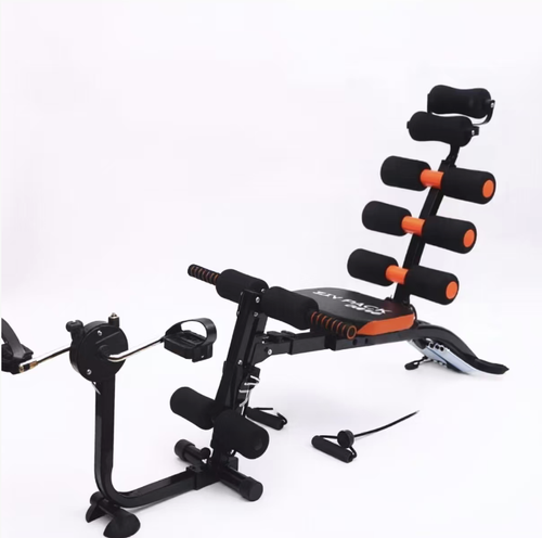 This six-in-one multi-functional fitness equipment, featuring multi-part training, adjustable design and home-friendly characteristics, solves the problems of single equipment and space limitations in home fitness. It can shape the whole body with just one device and is a universal home fat-burning and body-shaping wonder for both men and women. It is not only a fitness equipment but also a practical household item.