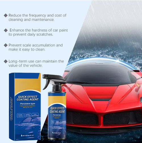 If you place an order today, you will receive 3 bottles of German graphene technology car coating sealant spray. This graphene coating spray: features German technology for scratch and water resistance, brightens the car paint quickly in just 5 minutes, is made with environmentally friendly ingredients suitable for the entire vehicle, allows for self-care at home without incurring high costs, and makes the car paint as shiny as a mirror and extremely durable and sturdy.