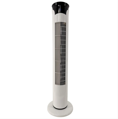 This bladeless tower fan is designed with aerodynamics in mind, mimicking the gentle breeze of nature. It does not blow directly, making it more comfortable. The precise vortex air duct ensures quiet operation and does not disturb sleep. It supports swivel, multiple speed settings and timer functions. Standing upright, it is thin and compact, not occupying much space. It is an ideal cooling option for the bedroom.