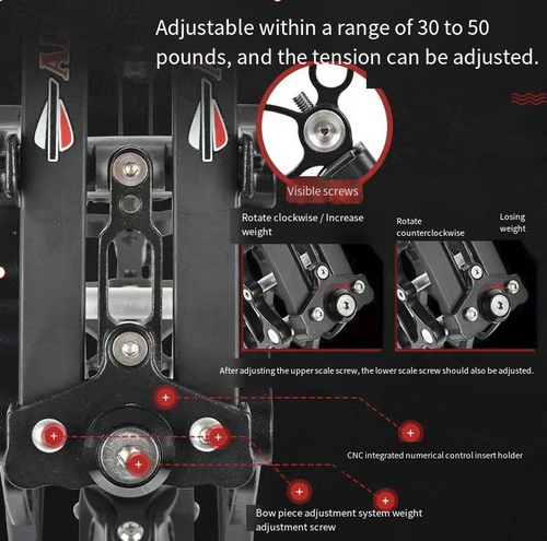 This dual-purpose composite pulley bow is made of aerospace aluminum for the bow body and an eccentric wheel system. It supports both steel balls and arrows in dual modes, providing precise and stable performance. The package includes 12 mixed carbon arrows and a complete set of accessories. It's ready to use upon opening and is suitable for outdoor hunting, competitive practice, making it an all-round outdoor archery equipment.