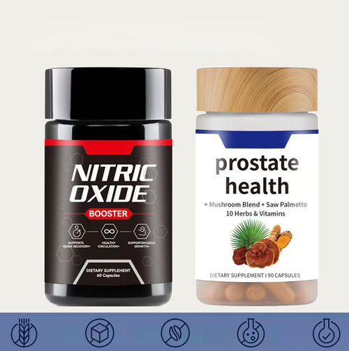 Order today and get 2 sets (total of 4 bottles) of the Prostate Health Nitric Oxide Combo (60 capsules) + Saw Palmetto Capsules (90 capsules) directly in hand. Stock up all at once on 4 months of energy sustenance + 6 months of prostate protection! This is a pure plant extract formula. It's easy to consume without any burden. It helps maintain the condition of your private area and fills your male health buff status to the brim!