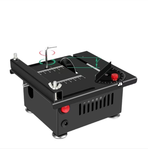 Mini lifting platform saw, compact in size and powerful in performance. It can be adjusted to an angle of 0-90°. It can precisely cut various materials such as wood, acrylic, and PCB boards. The operation is safe and easy to master. Whether you are a model enthusiast or a woodworking expert, you can achieve precise cutting with it, making your handmade creations more outstanding!