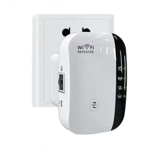 Place your order today and you will receive 2 WiFi signal booster amplifiers. This amplifier adopts 2.4G + 300Mbps technology. It can be installed simply by plugging it into the socket, without taking up space, and is compatible with all routers. It transforms the signal blind areas in the bedroom, kitchen and bathroom into areas with full signal strength, allowing you to watch TV and make calls without any delay, and also eliminates the need to worry about signal issues.