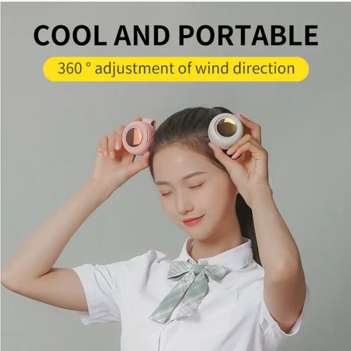 Order today and you will receive 2 magnetic mini fans. They can provide a 360° gentle breeze, offering a healthier and more comfortable experience. There are three speed adjustment modes, and it is equipped with a 900 mAh battery that can last for 5 hours. Charging only takes 66 minutes. The magnetic design frees your hands. It is lightweight and portable, making it a must-have for cooling down during summer activities or commutes. Let this summer no longer be unbearable.