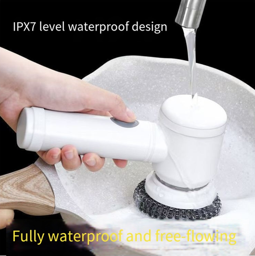 Sunshine Portable USB Rechargeable Power Cleaning Brush Household Electric Dish Scrubber Kitchen Tools