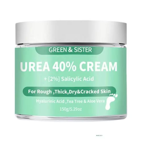 Heel cracks, skin peeling on hands? This hand and foot care urea cream containing 40% urea and 1% salicylic acid will soften your heels after a night's application. It can soften the rough skin on your hands and elbows and can be used all over your body. Order today and get 2 bottles for just $1.00. Verified by thousands of users: Cracked heels heal in 3 days, hands become soft and nails don't get brittle!
