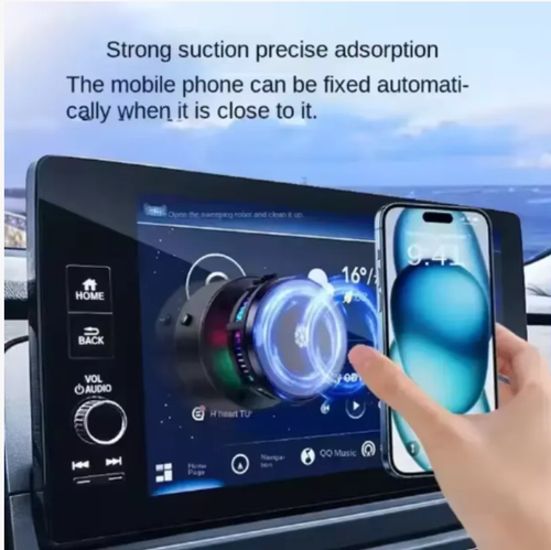 This car mount is a lifesaver for commuting: It secures in place in just 1 second, remaining stable even during sudden braking and jolts. It features semiconductor cooling and wireless charging. In summer, the phone won't get hot and it can also recharge. It has a colorful breathing light and a knob for installation, which is compatible with most car models. It eliminates the annoying moments of tangled wires, shaky devices, and overheating.
