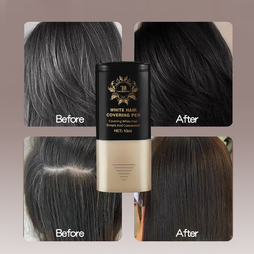 Order today and you will receive 3 bottles of 100% pure plant-based mild and harmless white hair covering cream. It gives a natural dark color, has a gentle formula, is non-irritating, and does not damage the hair. It dries immediately without residue. You can cover your white hair at any time and anywhere. Say goodbye to the embarrassment of gray hair at the roots. Achieve a perfect black hair color. It is a must-have tool for those who are lazy about taking care of their hair.
