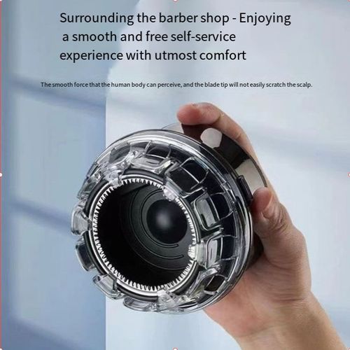 Full Self Help Flying Saucer Hair Shaving Flat Cut Home Hair Clipper,Our design concept is to cut hair in three seconds