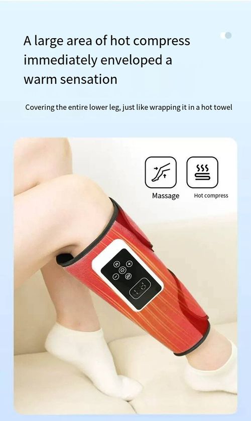 Calf and Leg Massage Heat Therapy, Leg Vibration Heating, Adjustable Power and Mode, Perfect for Home and Post-workout Use