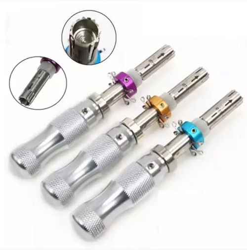 3-piece Set,Universal Lock Picking Tool, consisting of 3 sets of 7-foot tubular lock-picking tools. Made of sturdy materials and equipped with anti-slip handles. Each set comes with blue, purple and gold rings, suitable for various lock-picking needs. These professional tools help locksmiths work efficiently and provide reliable support for lock repair and lock-picking scenarios. It is a practical equipment for locksmiths and related professionals.