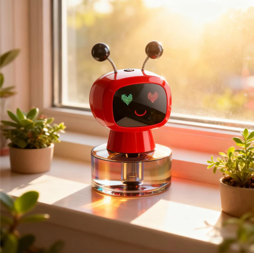 This cute robot car diffuser automatically sprays fragrance when the car starts or stops, with four levels of intelligent fragrance adjustment. The fine mist is not irritating to the nose. The fragrance storage lasts for a long time and requires less refills. The red and rosy body brings dynamic visual effects. It not only functions as a car fragrance diffuser but can also be placed on a desk or entrance as decoration. When waiting for the lights, touching the antennae can also relieve stress.