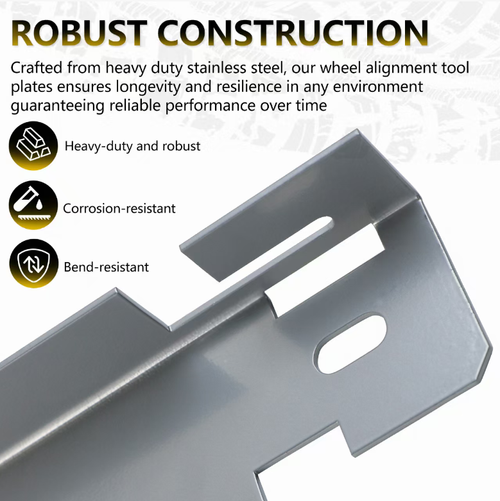 This is a vehicle hub positioning assistance tool. The black metal frame is combined with a tape measure, precisely matching the hub bolts. After installation, the tape measure can quickly measure the hub spacing, assisting in four-wheel alignment and improving the adjustment accuracy. It is an excellent assistant for auto mechanics, ensuring the stability of vehicle driving and the lifespan of tires, and easily solving positioning problems.