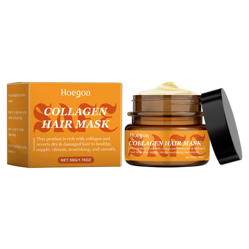 It is lightweight and non-greasy, suitable for oily or dry hair types. Order today and you will receive 3 bottles of deep-nourishing, smooth, and repairing hair mask essence. Just use it once and within 5 minutes, it can replenish collagen, repair dryness, enhance and lock in shine, achieving long-lasting moisturizing effect. You can say goodbye to frizzy and broken hair, and restore the softness of hair like that at the salon.