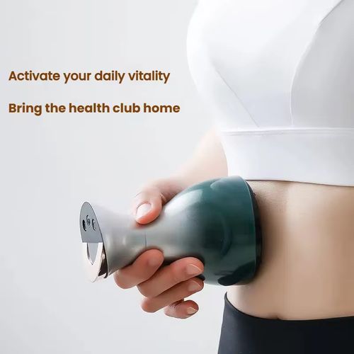 The exclusive beauty salon model intelligent suction cup massage device combines intelligent negative pressure with red light and micro-electric technology. The soft and hard combination of the massage heads closely adhere to the skin, and the operation is very convenient. It enables you to replicate the beauty salon SPA at home, relieving fatigue in the shoulders, neck, waist, back and legs. It is an efficient and convenient choice for at-home body care.