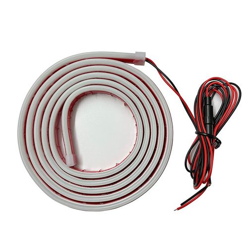 Nighttime C position must-have item, silicone waterproof shell, red and white cyber style, perfectly fits the car hood. 8 types of dynamic lighting effects, flowing light during driving is eye-catching, parking breathing lights create stunning photos. 10-minute seamless installation, compatible with multiple vehicle models. Bright but not dazzling, dual function of decoration and enhancing recognition. The front of the car instantly becomes an exclusive model!