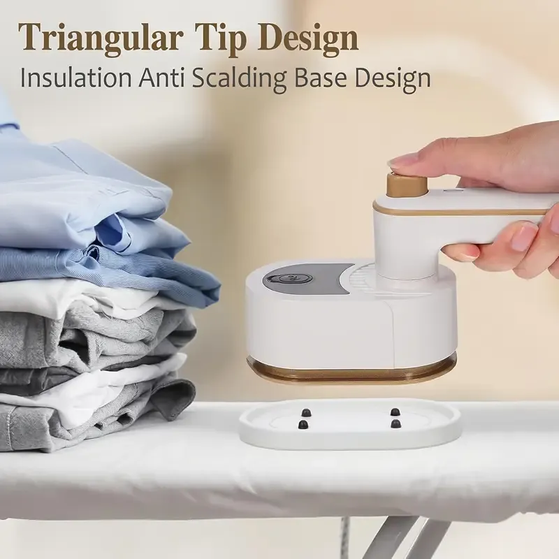 Compact Ironing Device, Quick Heating Mini Steam Iron, Travel-Friendly Mini Iron with Steam, Foldable And Rotatable Handheld Garment Steamer, Portable Flat Steam Iron