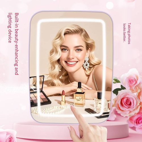 This mini fridge has a cute and delicate appearance. Its milk white color is very versatile and practical. It can hold drinks and cosmetics. It operates quietly without making noise. It can be adjusted to both cold and warm temperatures. It also has a makeup mirror for convenient touch-ups and skin care. It's a great choice for small spaces with big functions!