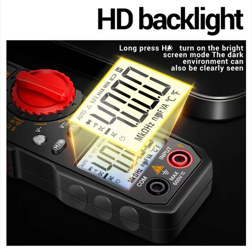 Non-contact sensing is extremely safe. Real-time data is reported through voice. Fourteen-digit display + 400A large current precise measurement. One-click switchable range. It can also measure voltage, resistance, and capacitance. Capable of handling various electrical operations in multiple scenarios, ensuring precise measurement and ease of use!