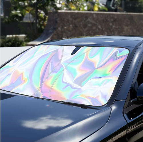 Place your order today and you will receive 2 double-layered thickened anti-ultraviolet heat-insulating sunshade for the car front windshield, a titanium silver opaque sunshade panel, 100% opaque, blocking 99% of ultraviolet rays and heat, and reducing the interior temperature by 15-20℃. It fits the front windshield perfectly, is easy to install and store, durable and resistant to aging, protecting the interior of your car.