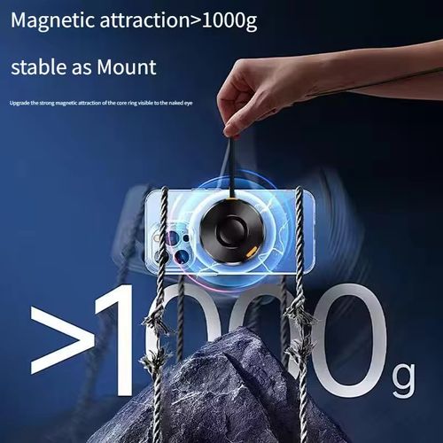 Palm-Sized Minimalist Travel Magnetic Wireless Charger: 15W Full-Speed Fast Charging Support, Simultaneous Power Delivery for 3 Devices (Universal Compatibility with Smartphones, Smartwatches & AirPods), Over 1000g High-Strength Magnetic Attraction That Stays Stable Like a Secure Mount, Sleek Compact Design Perfect for On-the-Go Travel, Daily Commutes & Outdoor Trips—Your All-In-One Portable Charging Essential