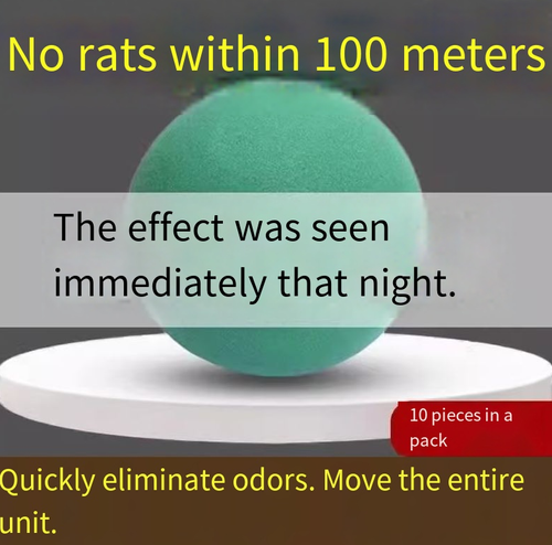 Order today and you will receive 20 bags of the miraculous plant-based rodent and insect repellent pills. It uses a 10-fold concentrated plant formula, which is safe and non-toxic, friendly to both the elderly and pets. It repels both rodents and insects. The scent spreads quickly, has long-lasting effect, can be used immediately upon placement, and easily protects your home from mice. Let the mice move away quietly and keep your family free from the troubles of rodent infestations.