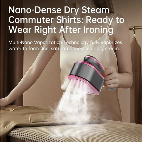 Dual-voltage steam handheld ironing machine, equipped with triple pulse steam technology, can smooth stubborn wrinkles in just 1 second. Dual-voltage adaptive for global use, the machine is lightweight and portable, and can intelligently identify the fabric to adapt to different materials. It combines hanging ironing and flat ironing functions, heats up quickly and has a long battery life. It is an excellent helper for clothing care during travel and at home.