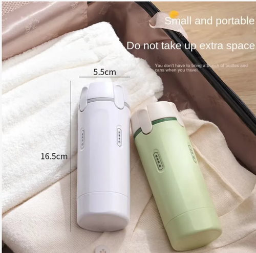 Order today and you will receive 2 four-in-one travel portable leak-proof multi-purpose bottles. The foldable cap can prevent leakage and won't dirty the bag. There are clear markings on it for easy cleaning. It is suitable for travel, business trips and fitness. It can easily hold all your skincare and hair care products. It is very convenient to use and store, completely eliminating the mess caused by bottles and jars.