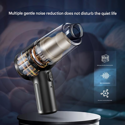 Wireless handheld vacuum cleaner for home and car use