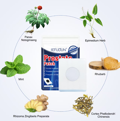 Don't suffer from prostate discomfort! SEFUDUN Prostate Patch, designed to address issues such as hyperplasia and calcification, dampness in the scrotum, and frequent urination. It uses herbal transdermal relief, being lightweight, breathable, and not embarrassing. Order today and get 3 boxes (total 18 patches, 6 patches per box) in hand. Apply the patches to achieve a relaxed state and unbuckle your prostate!